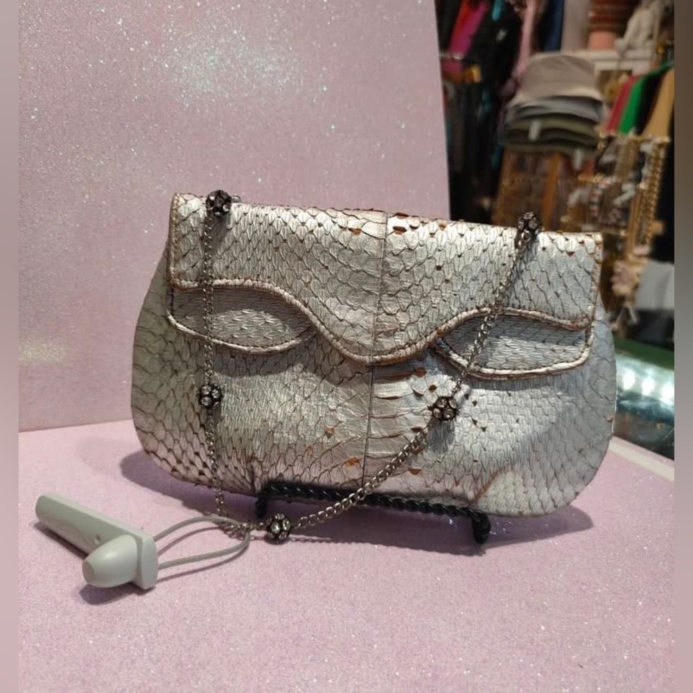Vintage 60’s Python Mini Evening Bag - image 6